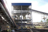 instalación trituradora dentro de la concesión minera  